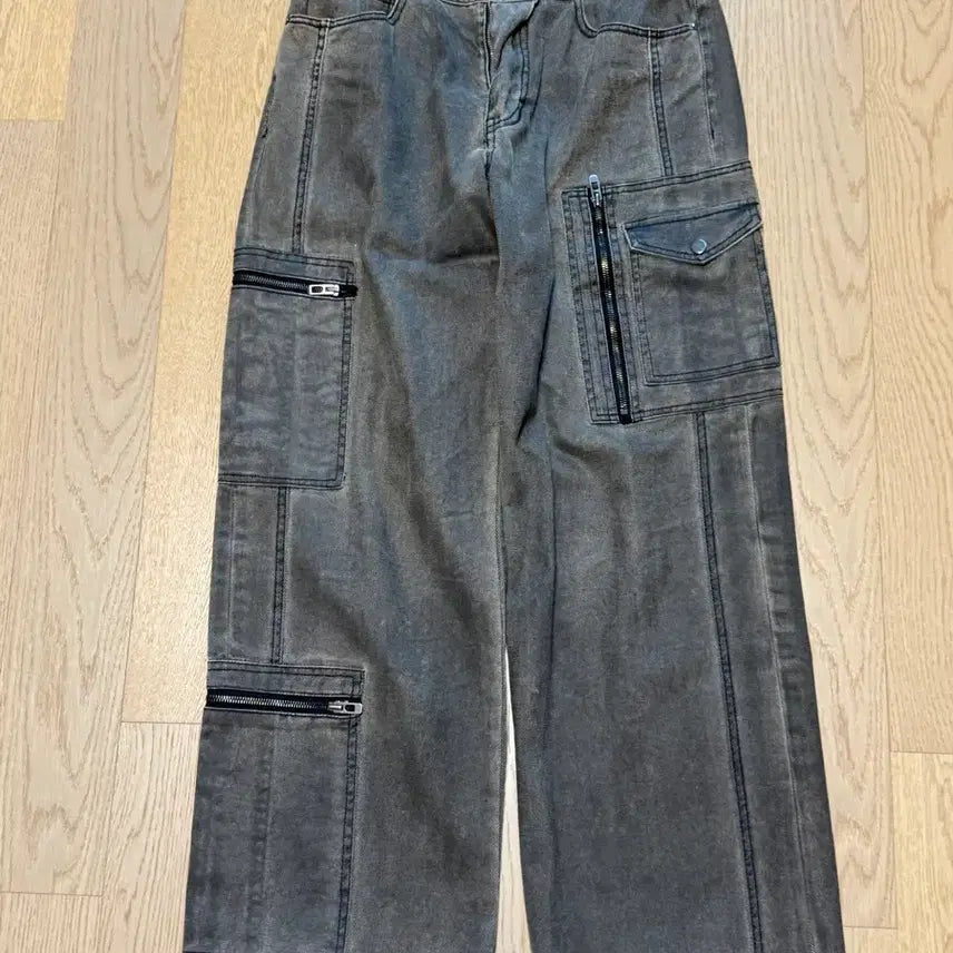 [BUNJANG] MaisonMinet Desert Black Wide Denim Pants Size 48 / [48] 메종미네드 데저트 블랙 와이드 데님 팬츠