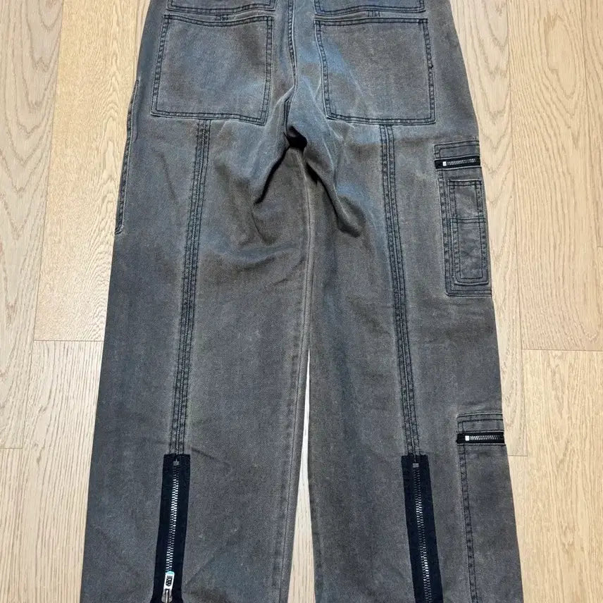 [BUNJANG] MaisonMinet Desert Black Wide Denim Pants Size 48 / [48] 메종미네드 데저트 블랙 와이드 데님 팬츠