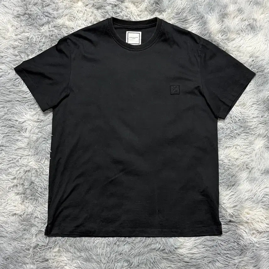 [BUNJANG] Wooyoungmi Butterfly Back Logo T-Shirt Black / 우영미 나비 백로고 반팔 {size 46 M}