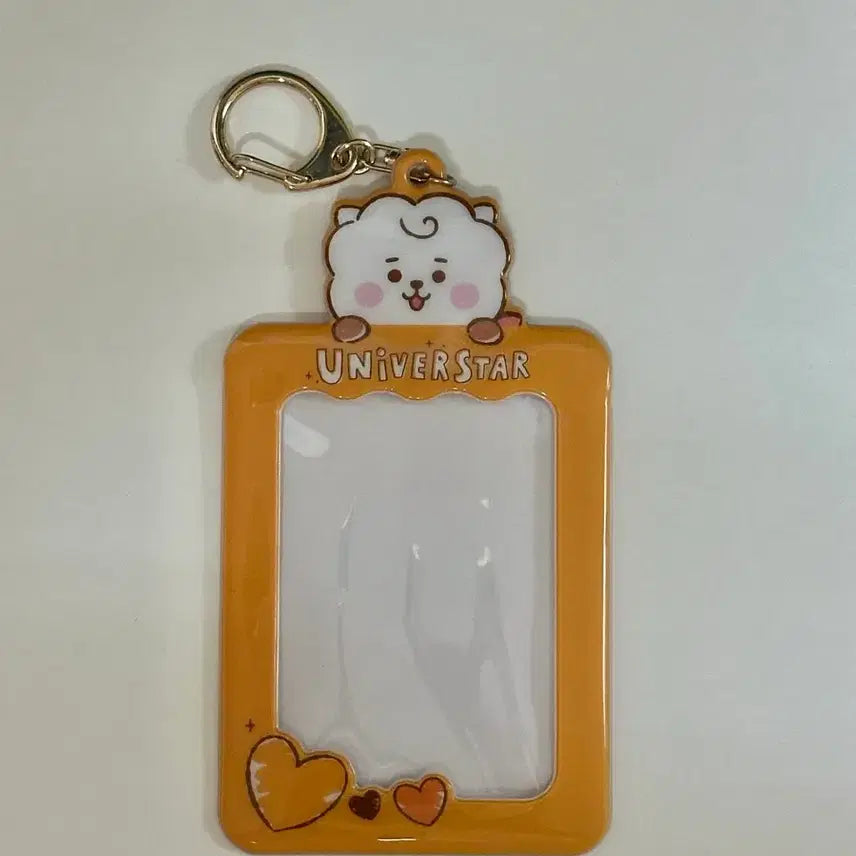 [BUNJANG] BTS Jin BT21 RJ Photocard Holder Keychain / 방탄소년단 BTS JIN  BT21 RJ 알제이 포토카드 홀더 키링