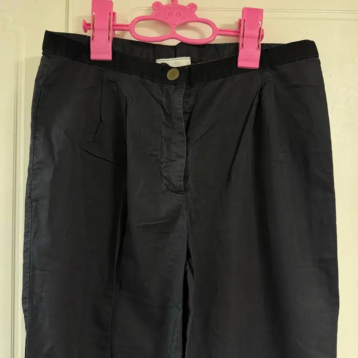 [BUNJANG] Lanvin Black Cotton Pants Size 36 / 랑방 LANVIN 블랙 면바지 36사이즈