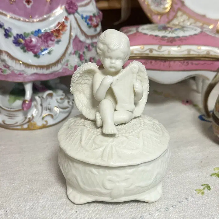 [BUNJANG] Vintage Angel Jewelry Box / 빈티지 소품 천사 보석함