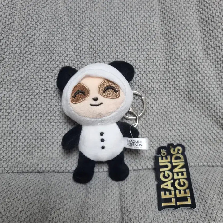 [BUNJANG] League of Legends Panda Teemo Plush Keychain / 리그오브레전드 판다 티모 인형 키링