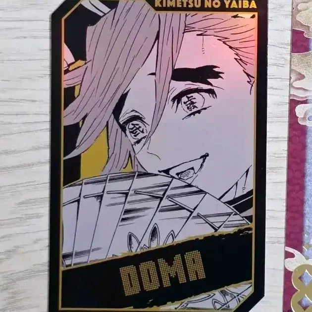 [BUNJANG] Demon Slayer Doma Original Art Hologram Card / 귀멸의 칼날 도우마 원화 홀로그램 카드
