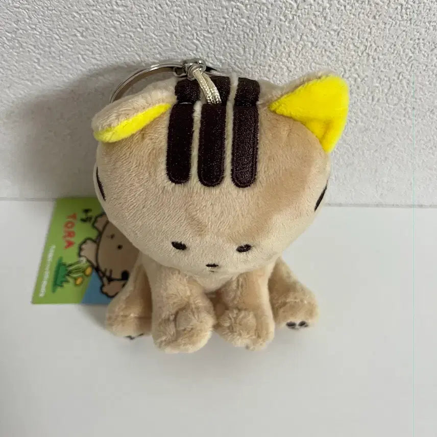 [BUNJANG] Tama and Friends Tora Plush Keychain / 타마앤프렌즈 TORA 인형 키링