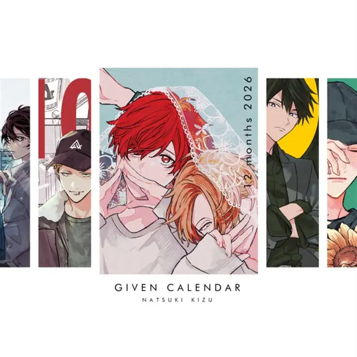 [BUNJANG] Given 2026 Calendar + Exclusive Proof Photo Style Sticker Set (Sealed) / (미개봉/특전O) 기븐 2026 캘린더 달력+특전 증명사진풍 스티커