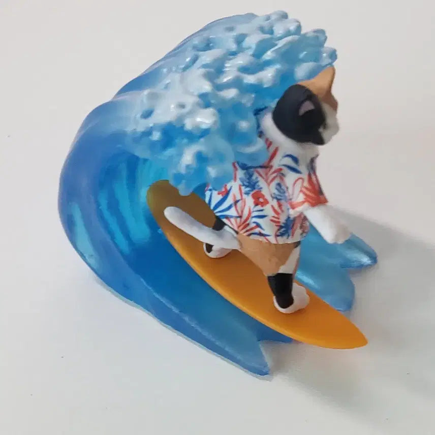 [BUNJANG] Aloha Neko Surfing Wave Cat Gacha / 알로하 네코 서핑 파도 바다 고양이 가챠