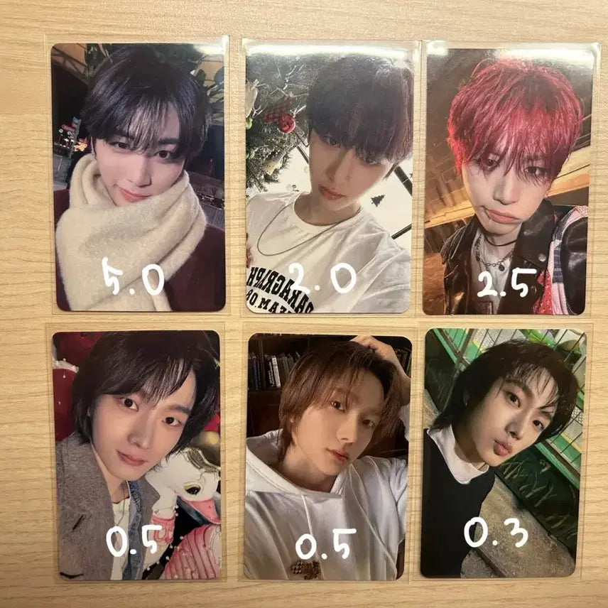 [BUNJANG] BOYNEXTDOOR SungHao Taesan Birthday IsWith Photocard / 보이넥스트도어 보넥도 성호 태산 생일 이즈위 포카 양도 운학 미공포