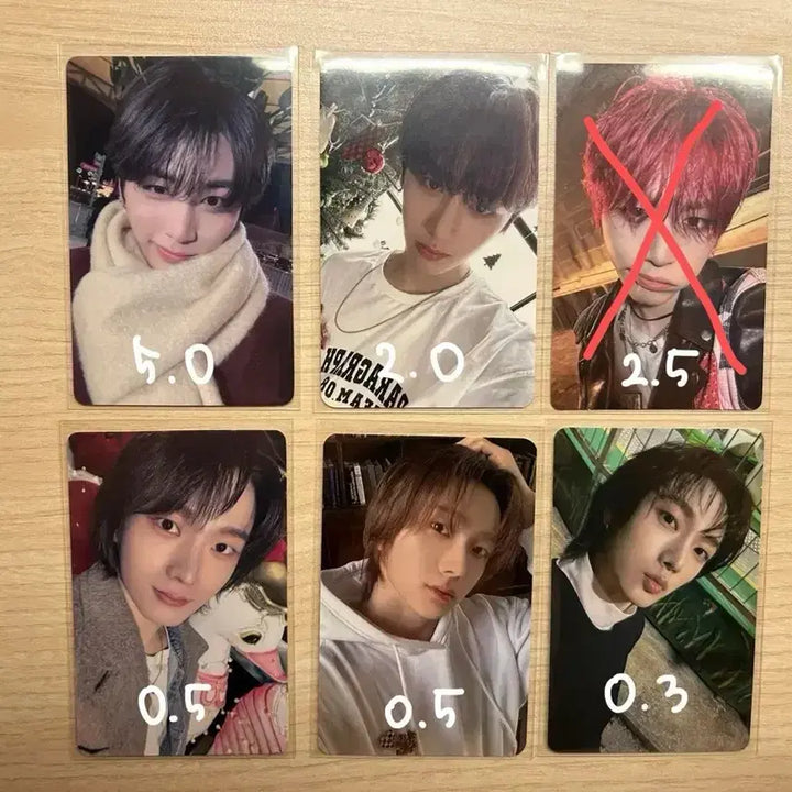 [BUNJANG] BOYNEXTDOOR SungHao Taesan Birthday IsWith Photocard / 보이넥스트도어 보넥도 성호 태산 생일 이즈위 포카 양도 운학 미공포