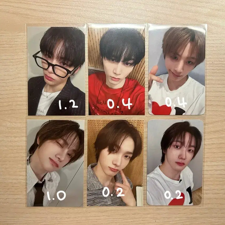[BUNJANG] BOYNEXTDOOR SungHao Taesan Birthday IsWith Photocard / 보이넥스트도어 보넥도 성호 태산 생일 이즈위 포카 양도 운학 미공포