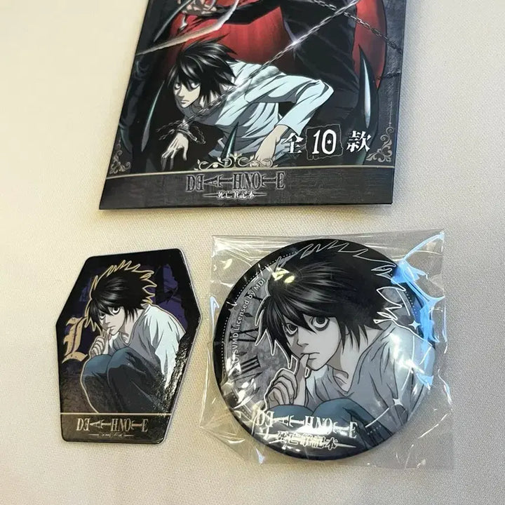 [BUNJANG] Death Note L Can Badge + Mini Card / 데스노트 엘 캔뱃지+ 미니카드 새상품
