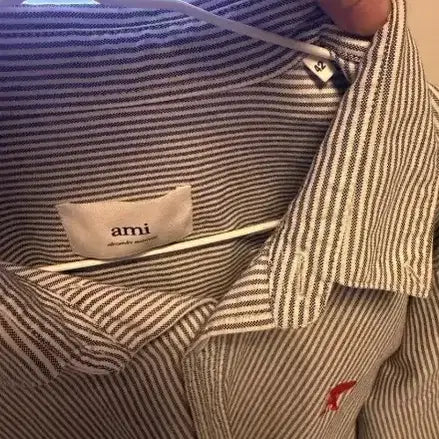 [BUNJANG] AMI Striped Shirt / 아미(ami) 스트라이프 셔츠 42(m) 판매합니다.
