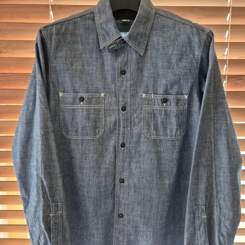 [BUNJANG] Freewheelers Chambray Nil Shirt / 프리휠러스 샴브레이 닐셔츠
