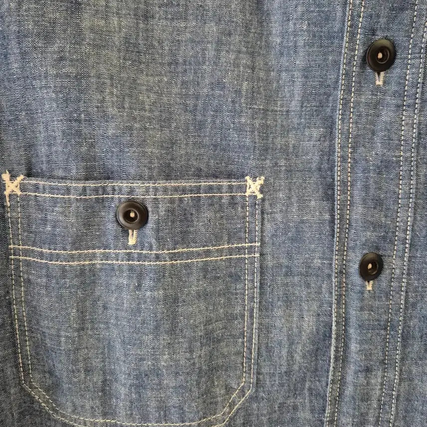 [BUNJANG] Freewheelers Chambray Nil Shirt / 프리휠러스 샴브레이 닐셔츠