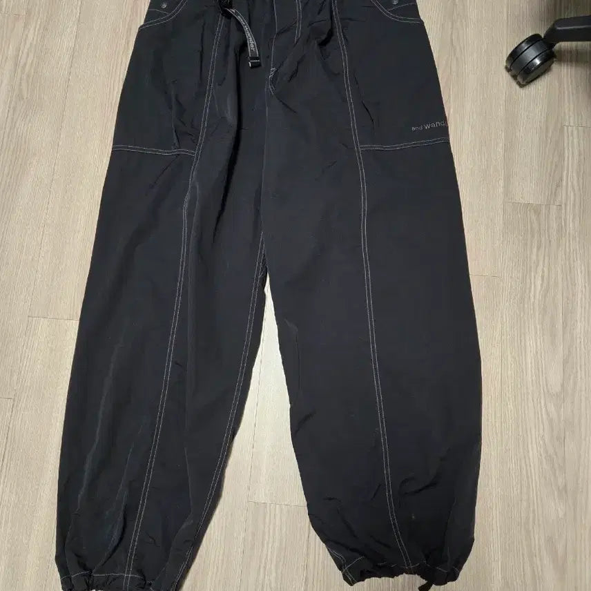 [BUNJANG] And Wander Crinkle Pants L Black / 25FW, 앤드원더 크린클 팬츠 L, crinkle