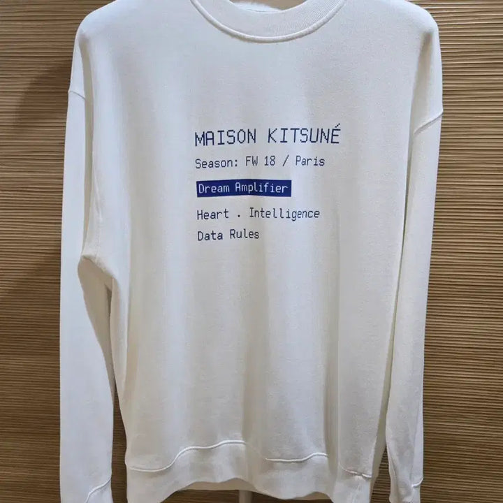 [BUNJANG] Maison Kitsuné Limited Edition Lettering Sweatshirt L / 한정판 메종키츠네 레터링 맨투맨 L사이즈