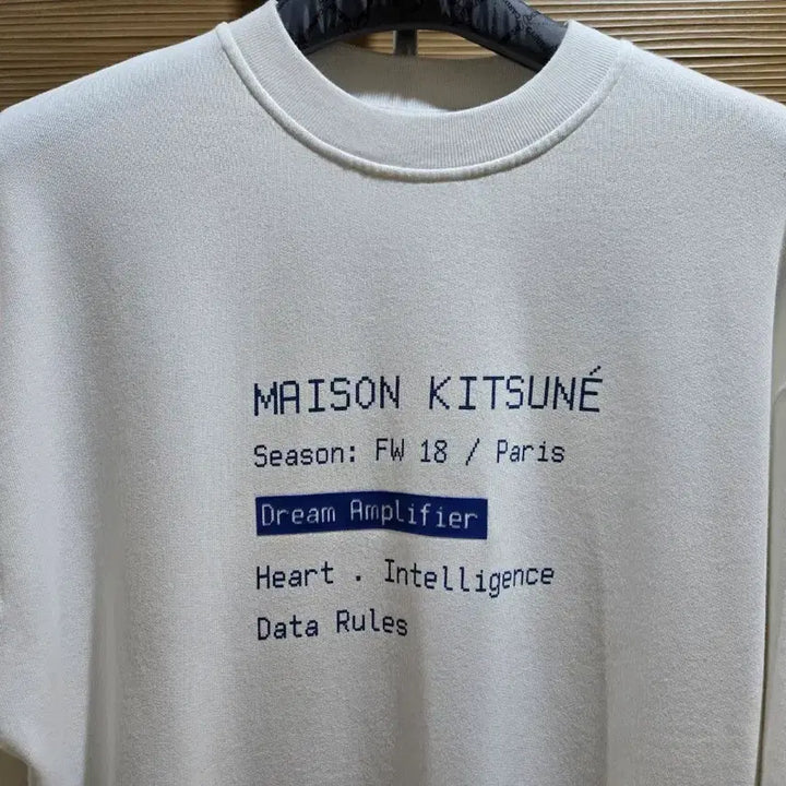 [BUNJANG] Maison Kitsuné Limited Edition Lettering Sweatshirt L / 한정판 메종키츠네 레터링 맨투맨 L사이즈