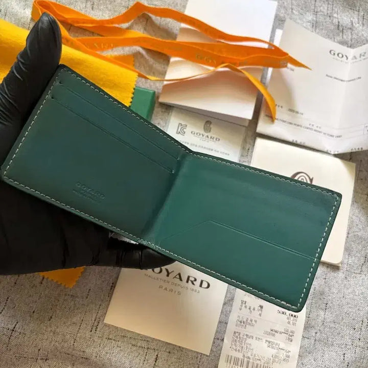 [BUNJANG] Goyard Victoire Card Holder Green Full Set / [풀구성]고야드 인서트 빅투아르 카드지갑 그린