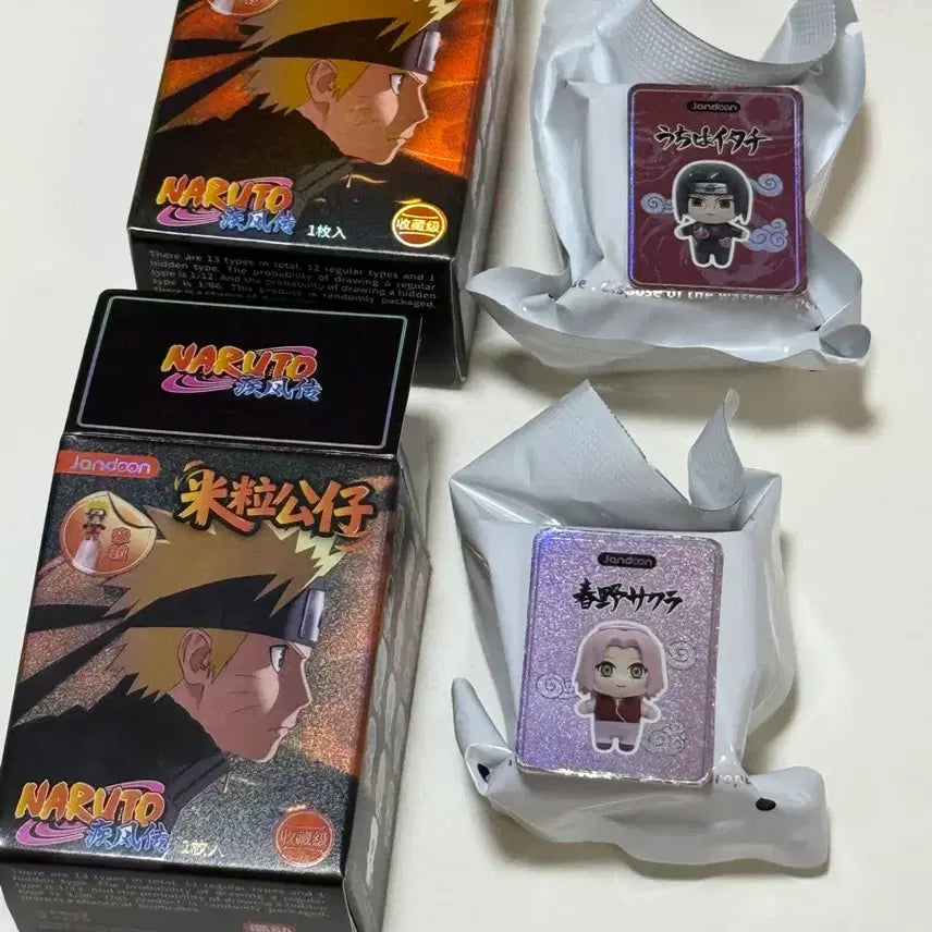 [BUNJANG] Naruto Rice Ball Mini Figure Set (Itachi, Sakura) - Sealed / 나루토 쌀알 미니 피규어 사쿠라