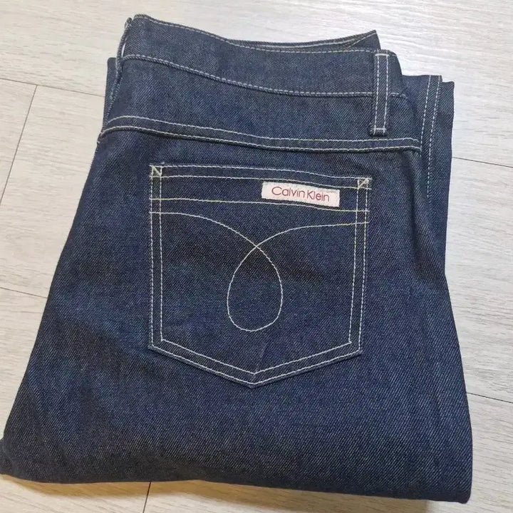 [BUNJANG] Calvin Klein Wide Fit Denim Pants / 캘빈클라인 청바지 데님팬츠
