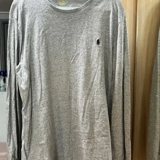 [BUNJANG] Polo Ralph Lauren Grey Long-Sleeve T-Shirt / 폴로 그레이 긴팔티