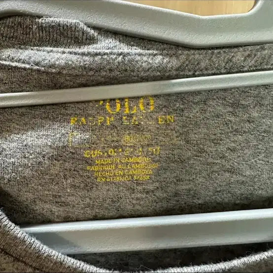[BUNJANG] Polo Ralph Lauren Grey Long-Sleeve T-Shirt / 폴로 그레이 긴팔티