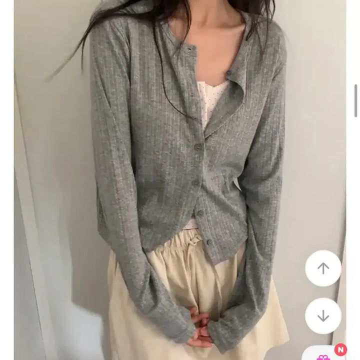 [BUNJANG] Niney Basic Cardigan Black / 나이니 가디건 블랙