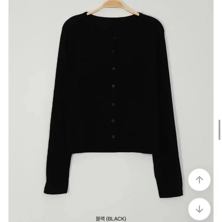 [BUNJANG] Niney Basic Cardigan Black / 나이니 가디건 블랙