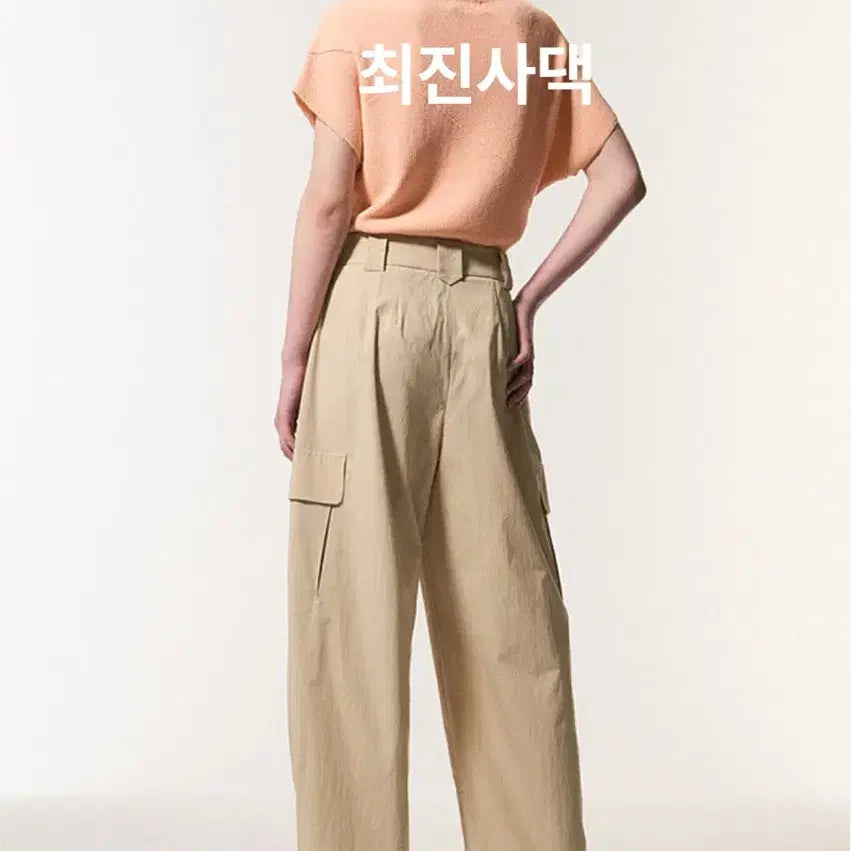 [BUNJANG] Mine Silk Blend Knit Coral Orange Free Size / 한섬 마인니트
