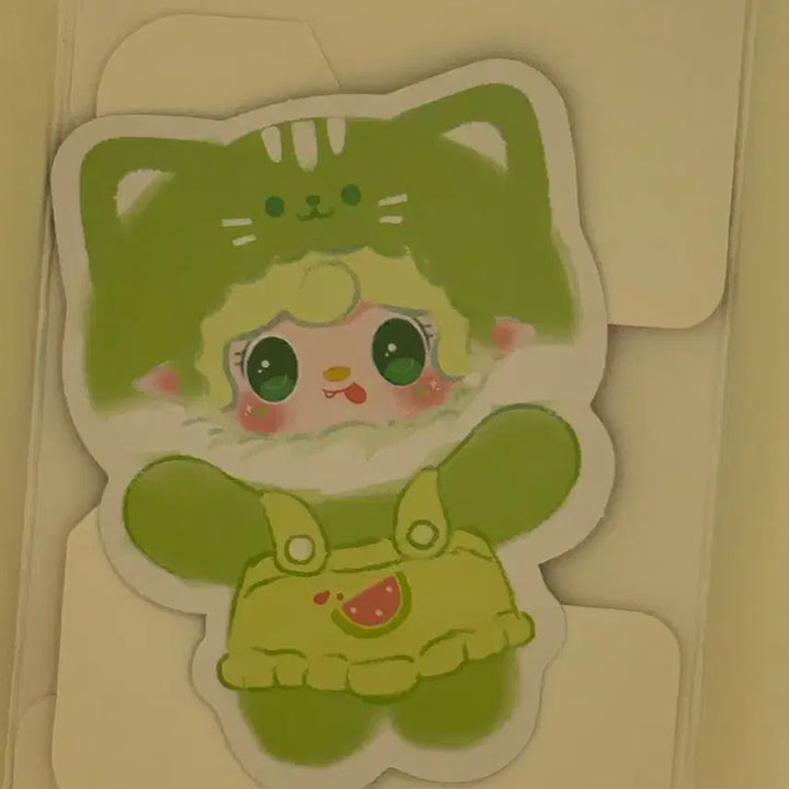 [BUNJANG] Yuki Summer Party Aurora Eye Doll Keychain / 유키 썸머파티 연두색 (오로라 눈)인형 키링