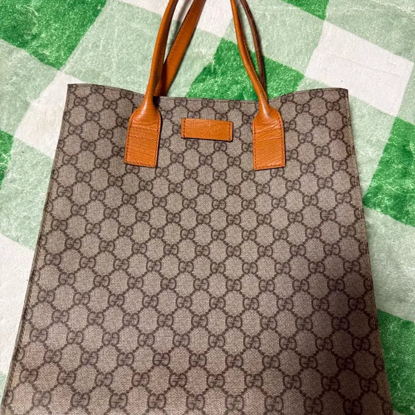 [BUNJANG] Gucci GG Supreme Canvas Tote Bag / 구찌 GG 수프림 캔버스 토트백