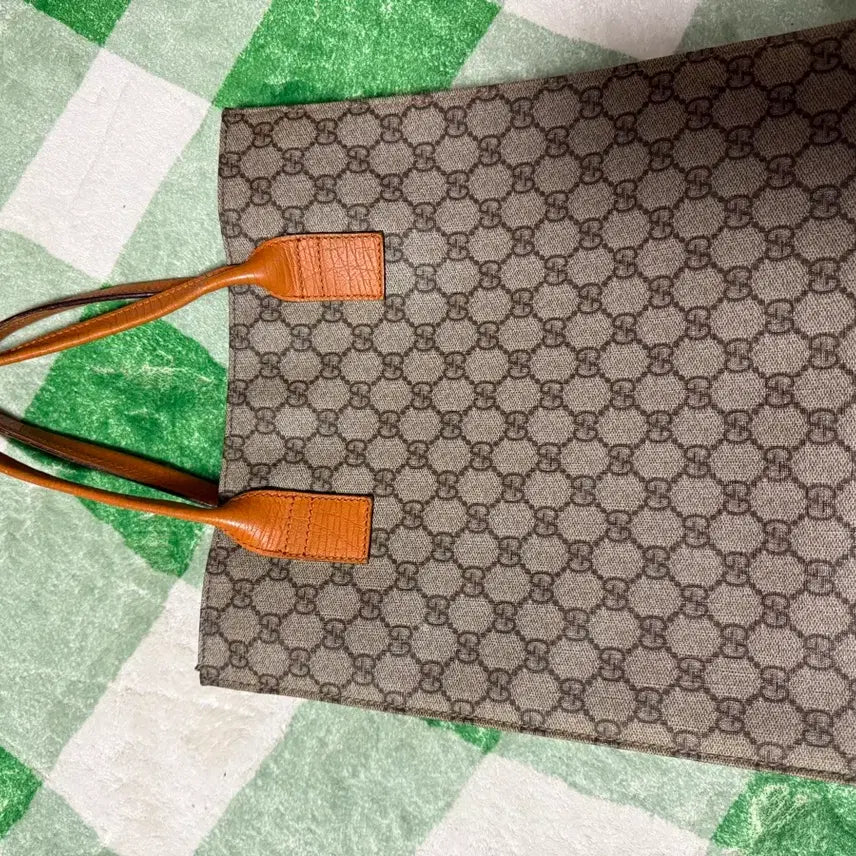 [BUNJANG] Gucci GG Supreme Canvas Tote Bag / 구찌 GG 수프림 캔버스 토트백