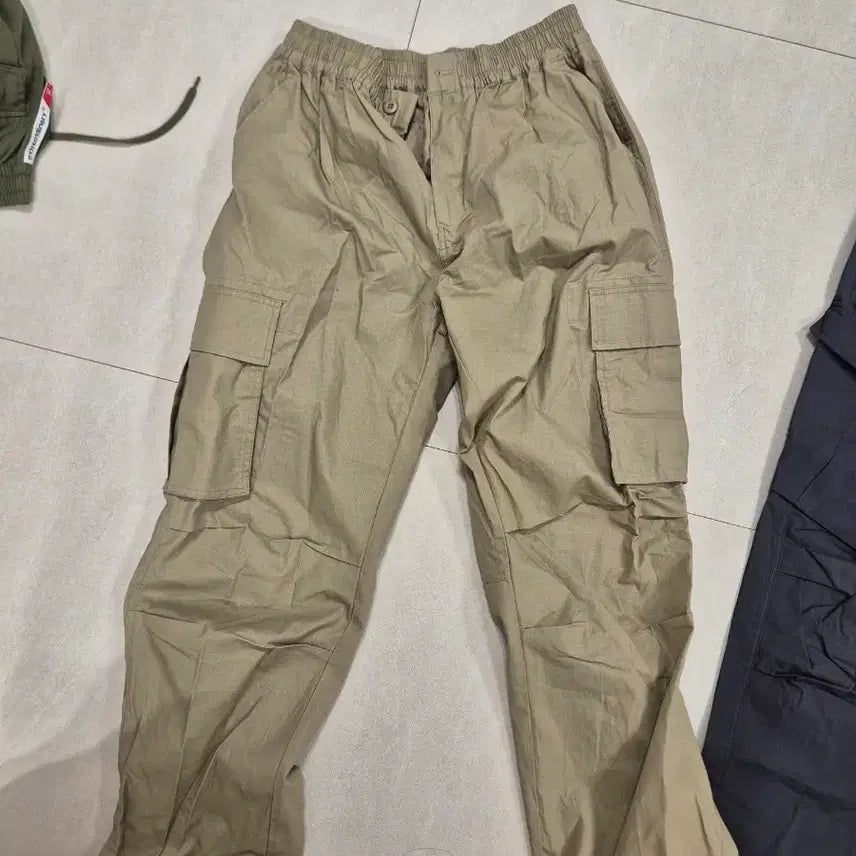[BUNJANG] Extra Ordinary Cargo Pants Grey Beige XL-XXL / 엑스트라오디너리 카고 팬츠 그레이 베이지 xl xxl