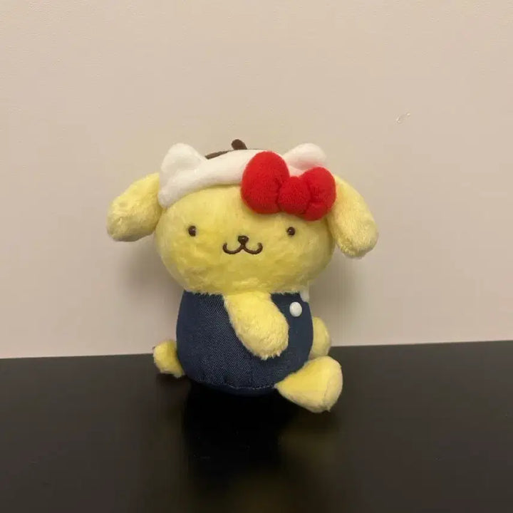 [BUNJANG] Pompompurin &amp; Kiki 50th Anniversary Plush Keychain / 폼폼푸린 헬로키티 50주년 기념 인형 키링