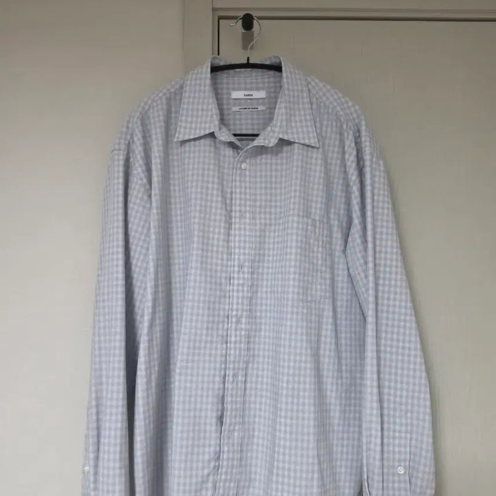 [BUNJANG] Kamia Checkered Shirt Gray Pink (XL) / [XL]카미아 체크셔츠 그레이핑크