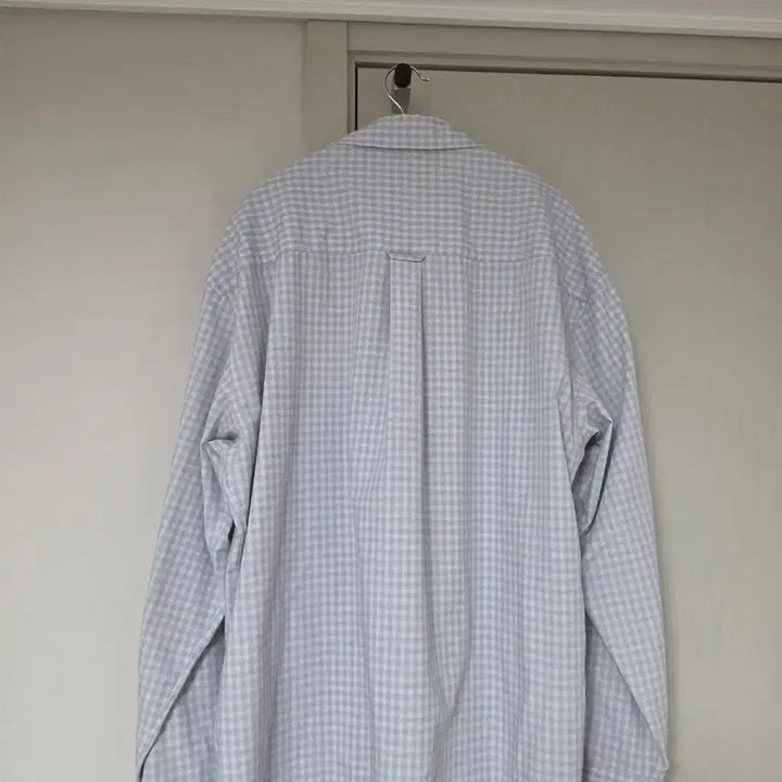 [BUNJANG] Kamia Checkered Shirt Gray Pink (XL) / [XL]카미아 체크셔츠 그레이핑크