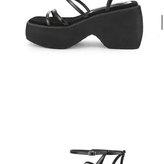 [BUNJANG] Osoi Platform Shoes Black / 오소이 플랫폼 슈즈