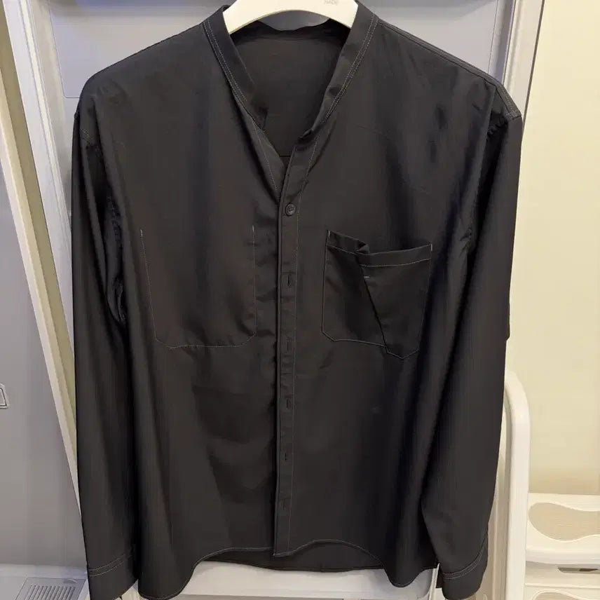 [BUNJANG] Renoma Black Shirt (Size 105) / 레노마 블랙 셔츠 105