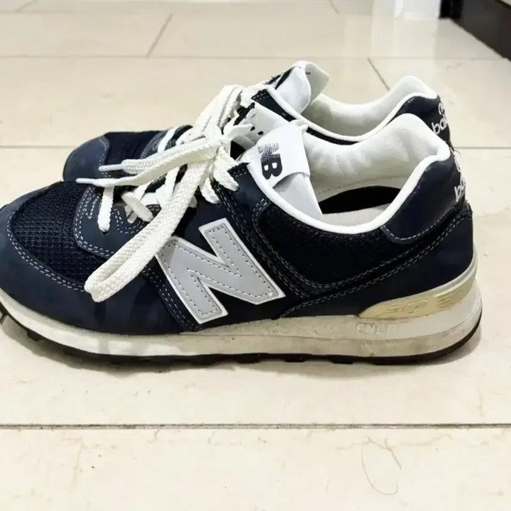 [BUNJANG] New Balance Pottery Navy Sneakers 260 / 뉴발란스 포터리 네이비 운동화 260