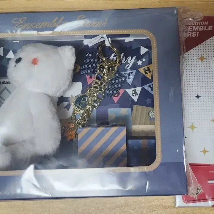 [BUNJANG] Ensemble Stars Ran Nagisa Anime School Uniform Acrylic Birthday Bear Charm Bundle Set / 앙스타 란 나기사 앙애니 교복 아크릴 버스데이 베어 챰 일괄