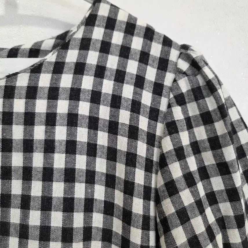 [BUNJANG] Checkered Midi Dress / 체크 원피스