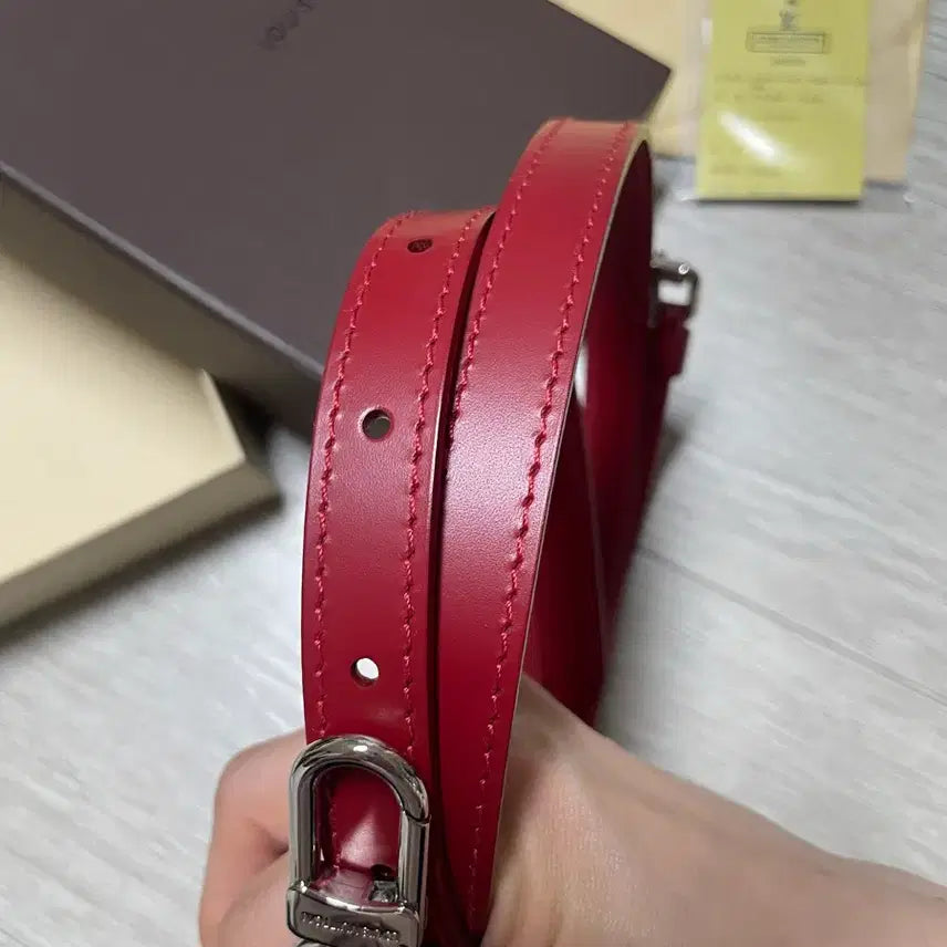 [BUNJANG] Louis Vuitton Red Bag Strap / 루이비통 가방 스트랩 (정품)