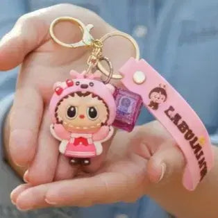[BUNJANG] Labubu Keyring and LED Single Switch Keycap Keyring / 라부부키링과LED1구키캡키링