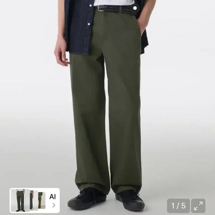 [BUNJANG] Regular Fit Hidden Banding Chino Pants / 레귤러핏 히든밴딩 치노팬츠 32 1회착