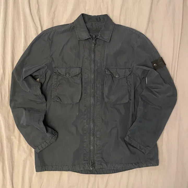 [BUNJANG] Stone Island Ghost Piece Overshirt Navy XL / 스톤아일랜드 고스트피스 오버셔츠 네이비 (XL)