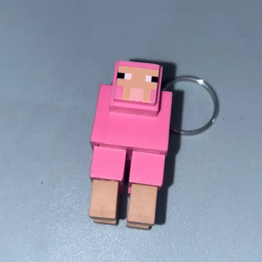 [BUNJANG] Minecraft Pink Sheep Keyring Artbox / 마인크래프트 핑크 양 키링 마크 랜덤 아트박스