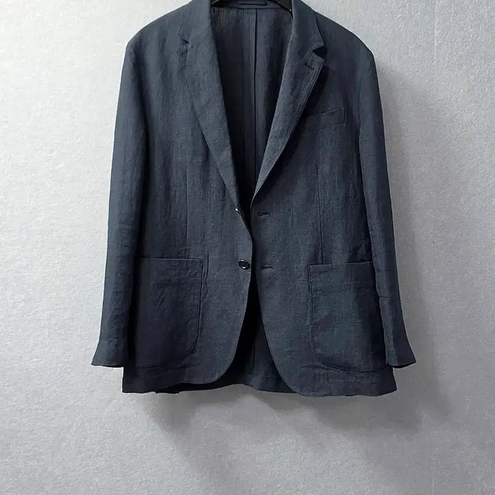 [BUNJANG] Beanpole Navy Linen 100% Blazer Jacket / 빈폴 네이비 린넨(마100%) 블레이저 자켓 /미사용급