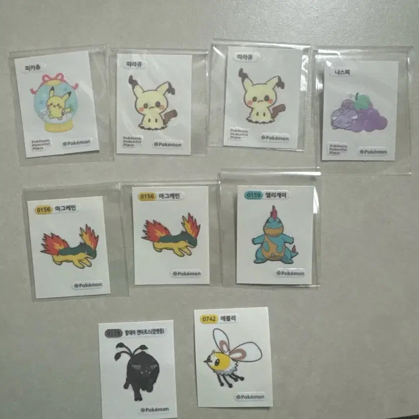 [BUNJANG] Pokemon Stickers / 포켓몬 띠부씰