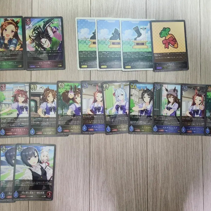 [BUNJANG] Uma Musume x Shadowverse: Evolve Collaboration Card Bundle Set / 우마무스메 섀도우버스 이볼브 콜라보 카드 일괄