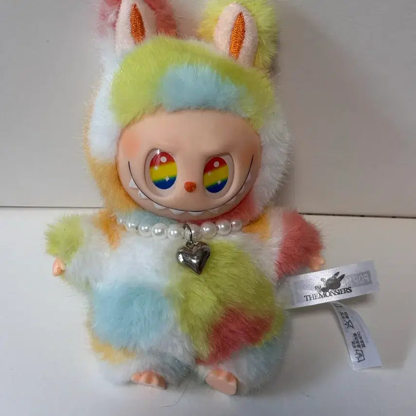 [BUNJANG] Pop Mart Labubu Rainbow Plush Toy / 정품) 팝마트 라부부 레인보우 인형